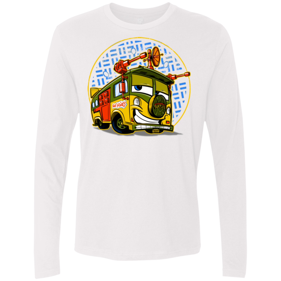 T-Shirts White / Small Foot Stinks Men's Premium Long Sleeve