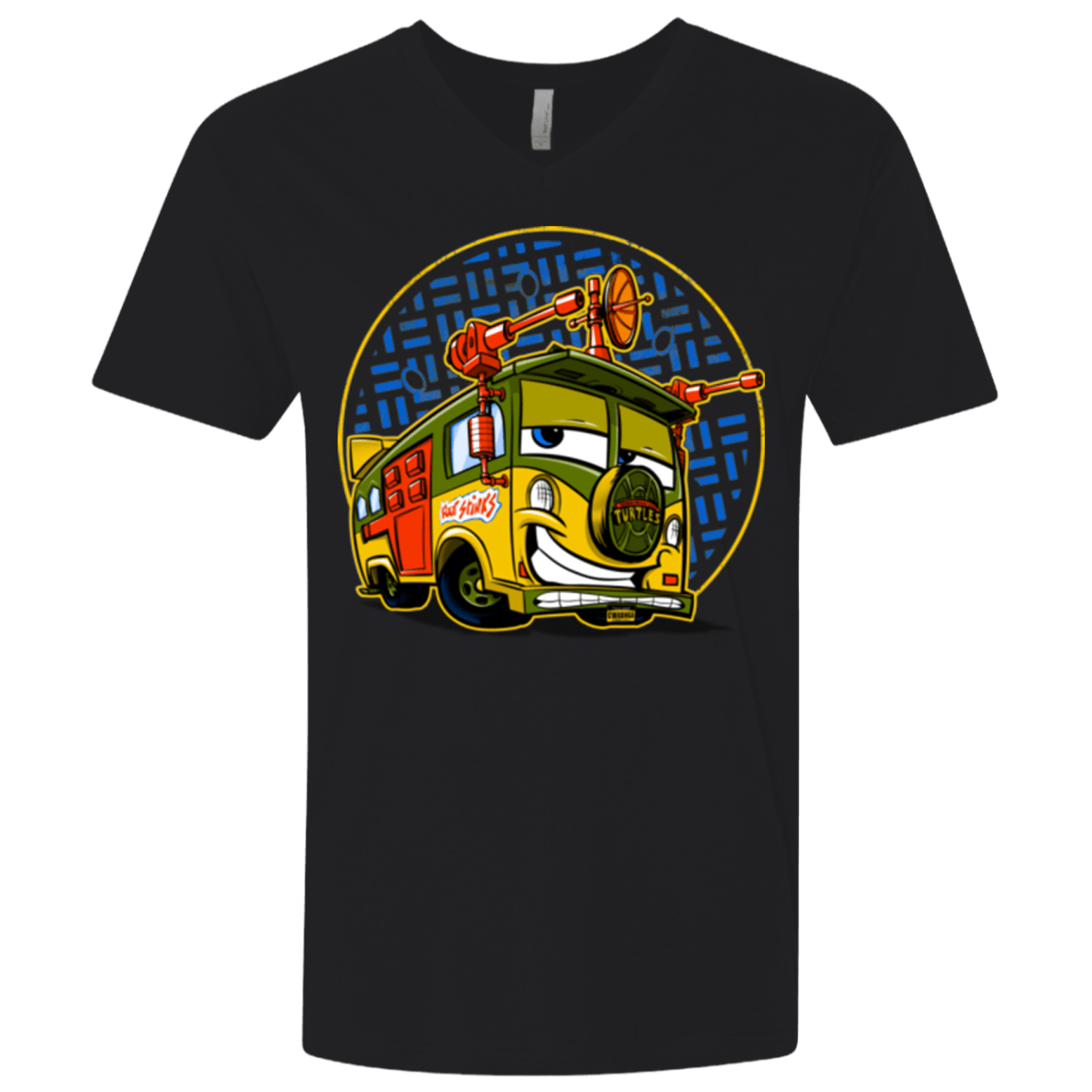 T-Shirts Black / X-Small Foot Stinks Men's Premium V-Neck