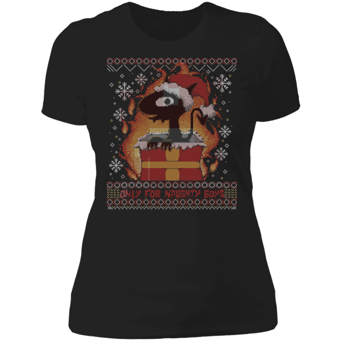 T-Shirts Black / X-Small For Naughty Boys Women's Premium T-Shirt