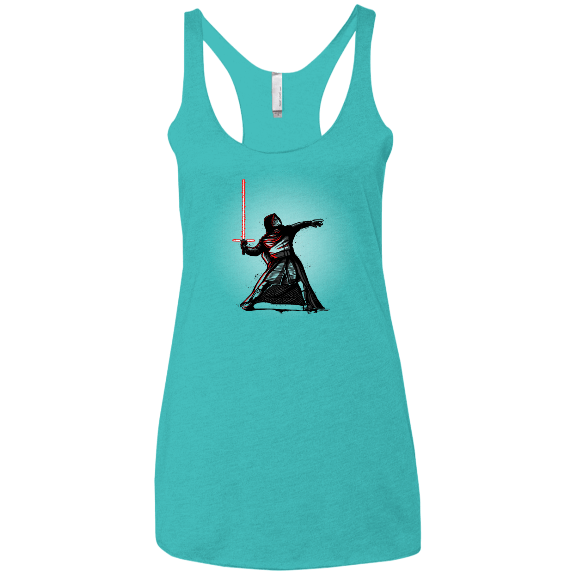 T-Shirts Tahiti Blue / X-Small For The Order Women's Triblend Racerback Tank