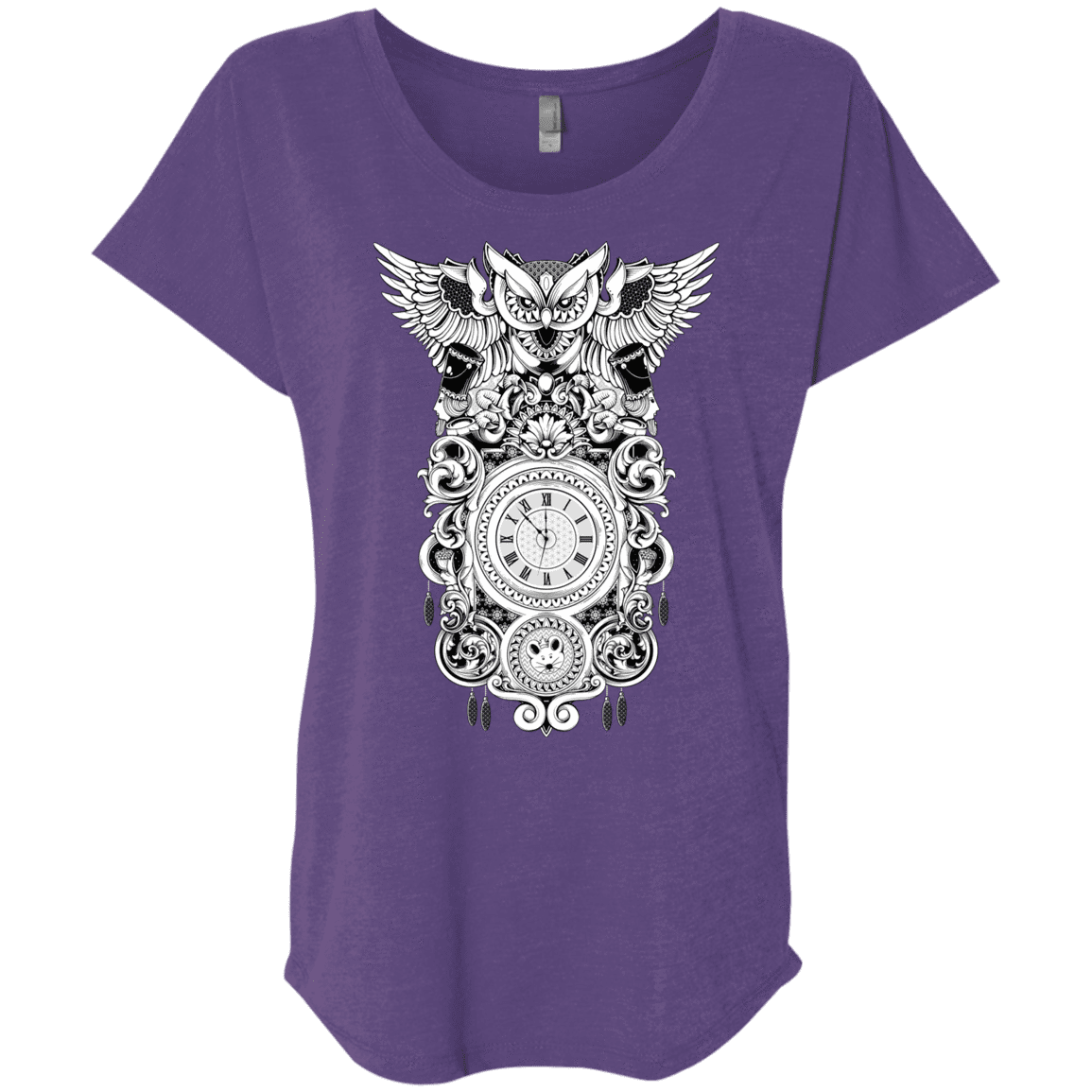 T-Shirts Purple Rush / X-Small Forbidden Dream Triblend Dolman Sleeve