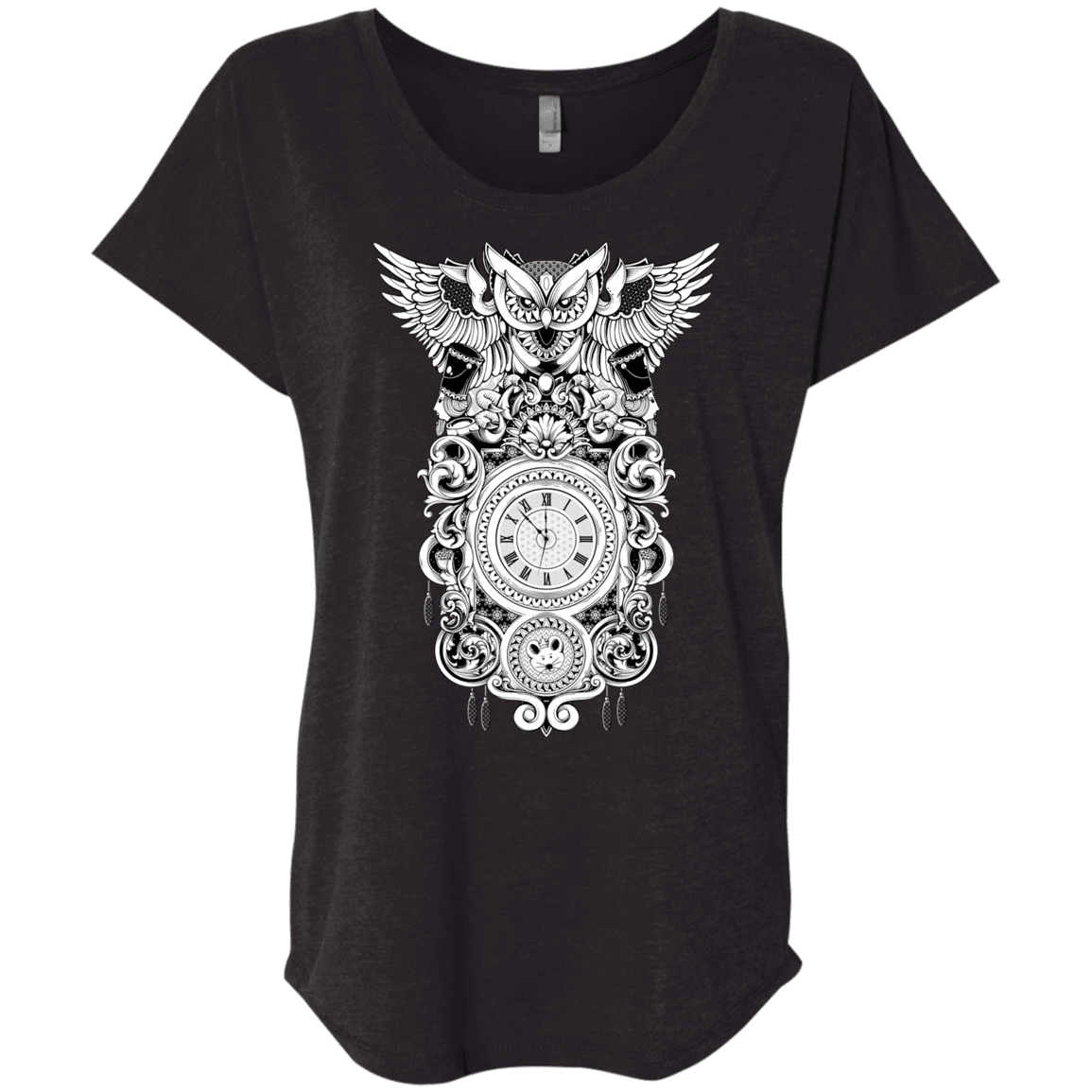 T-Shirts Vintage Black / X-Small Forbidden Dream Triblend Dolman Sleeve