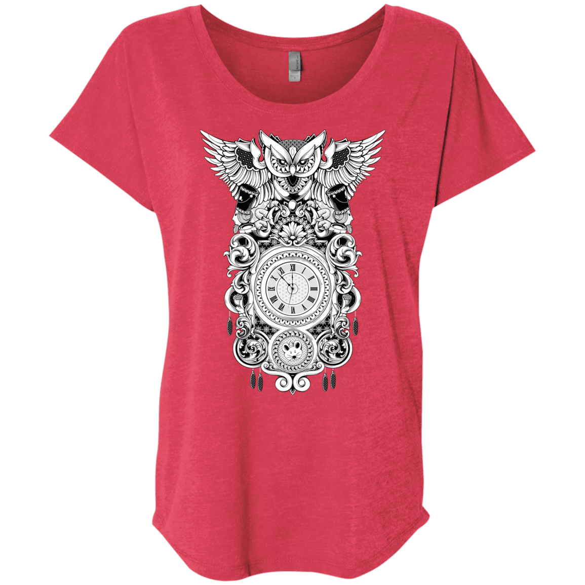 T-Shirts Vintage Red / X-Small Forbidden Dream Triblend Dolman Sleeve