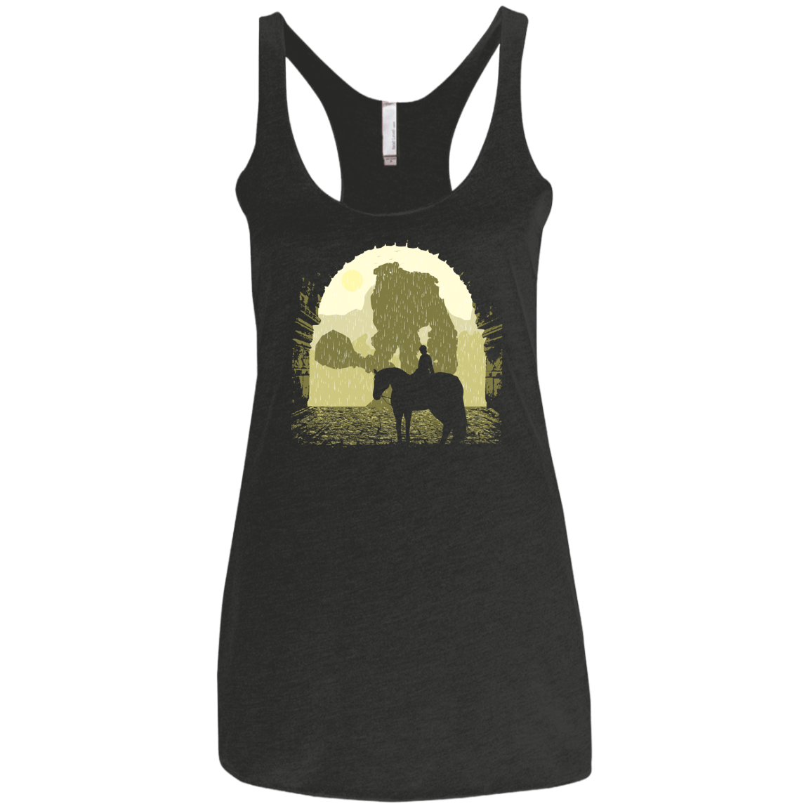 T-Shirts Vintage Black / X-Small Forbidden Lands Women's Triblend Racerback Tank