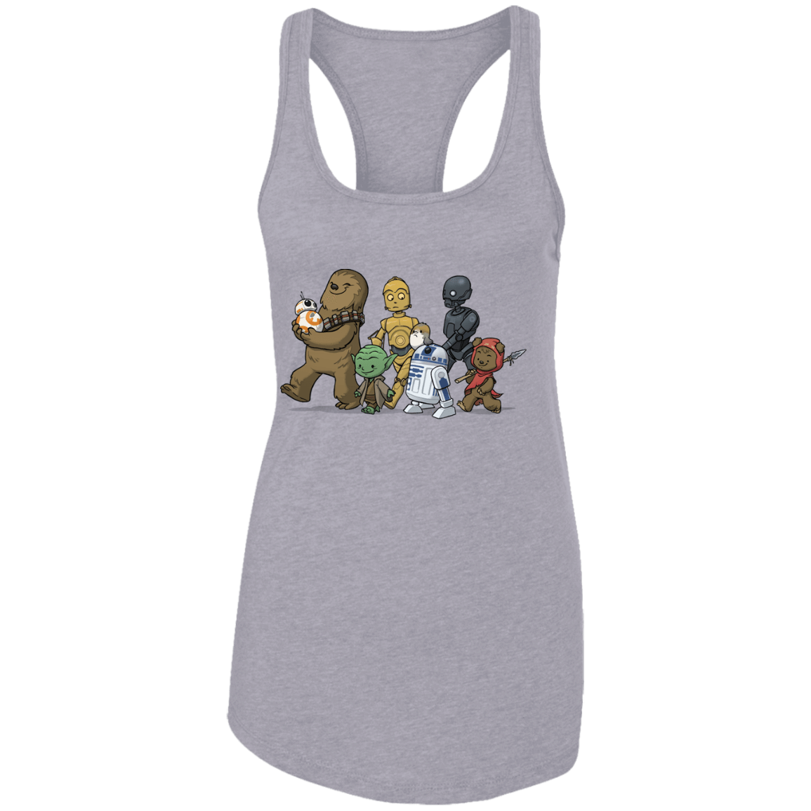 T-Shirts Heather Grey / X-Small Force Friends Women's Premium Racerback Tank
