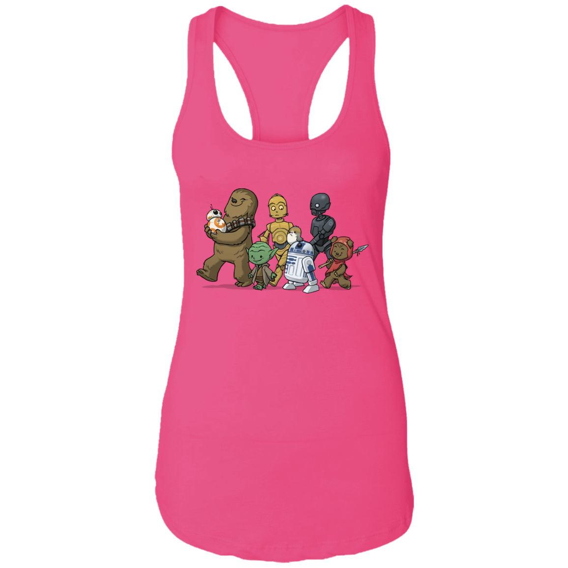 T-Shirts Raspberry / X-Small Force Friends Women's Premium Racerback Tank