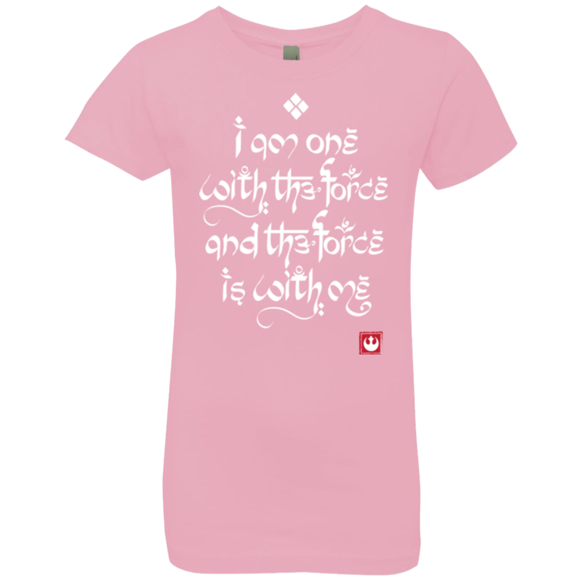 T-Shirts Light Pink / YXS Force Mantra White Girls Premium T-Shirt