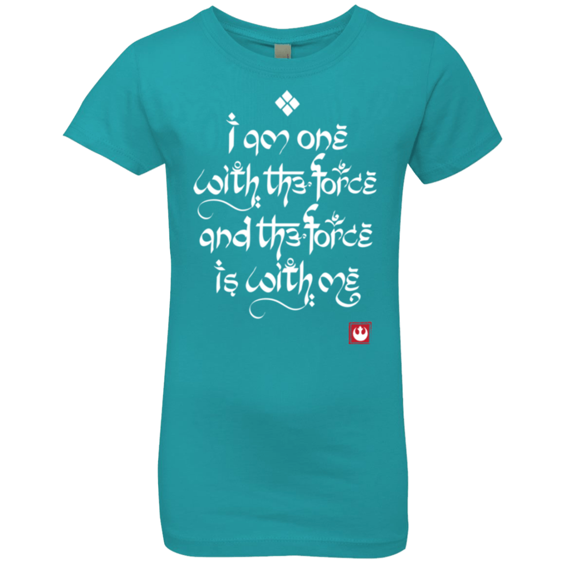 T-Shirts Tahiti Blue / YXS Force Mantra White Girls Premium T-Shirt