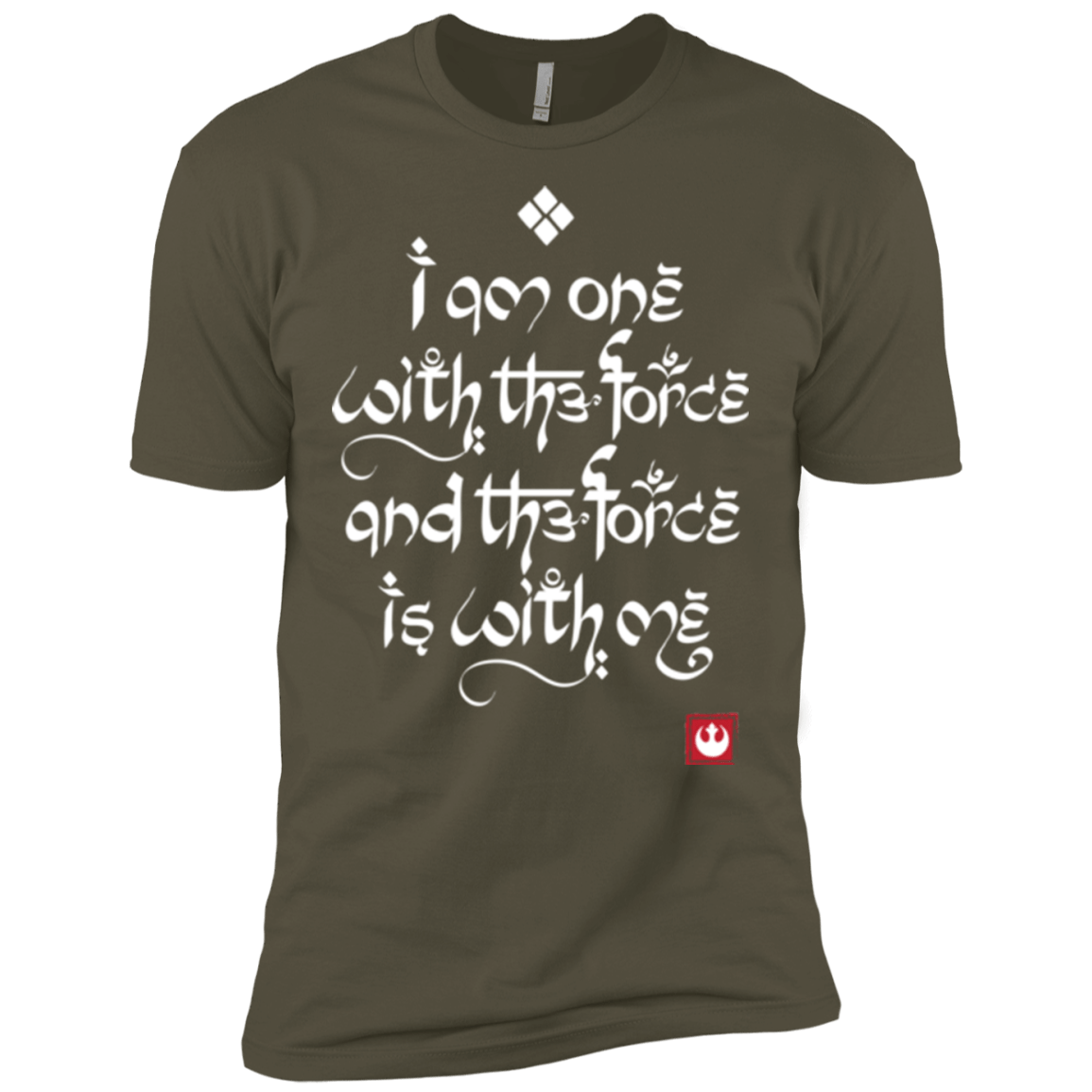 T-Shirts Military Green / X-Small Force Mantra White Men's Premium T-Shirt