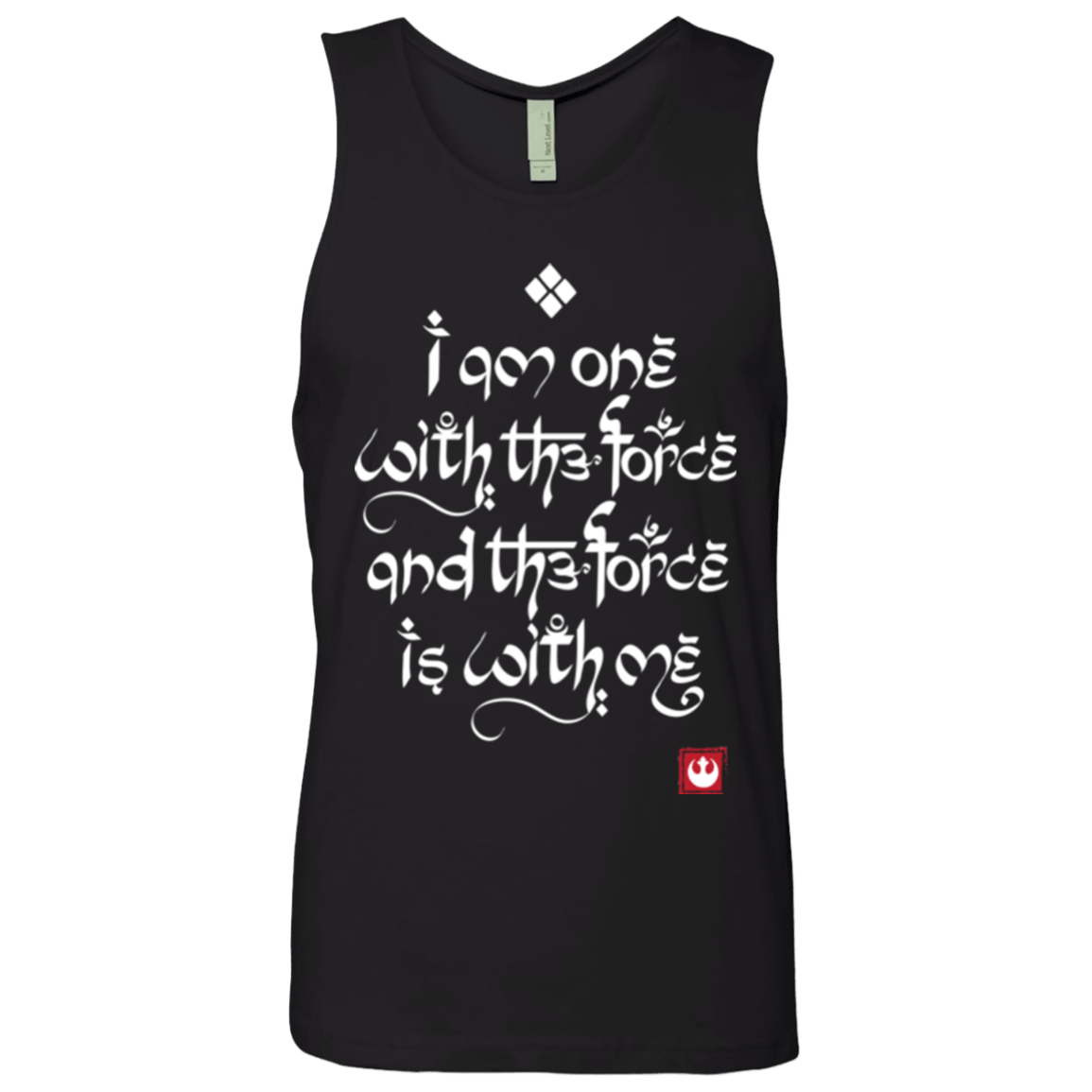 T-Shirts Black / Small Force Mantra White Men's Premium Tank Top