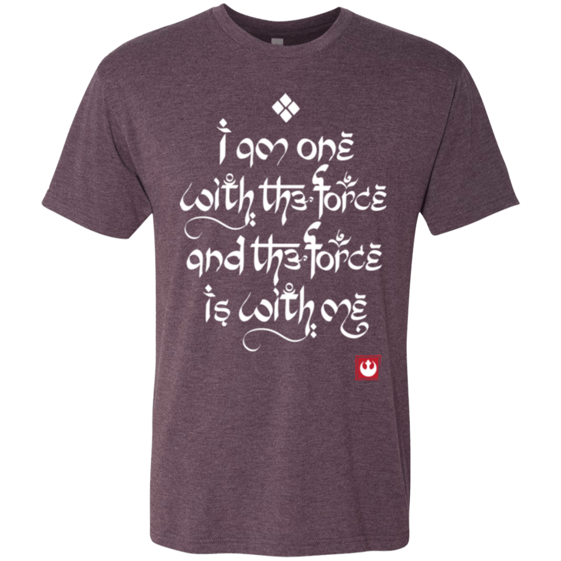 T-Shirts Vintage Purple / Small Force Mantra White Men's Triblend T-Shirt