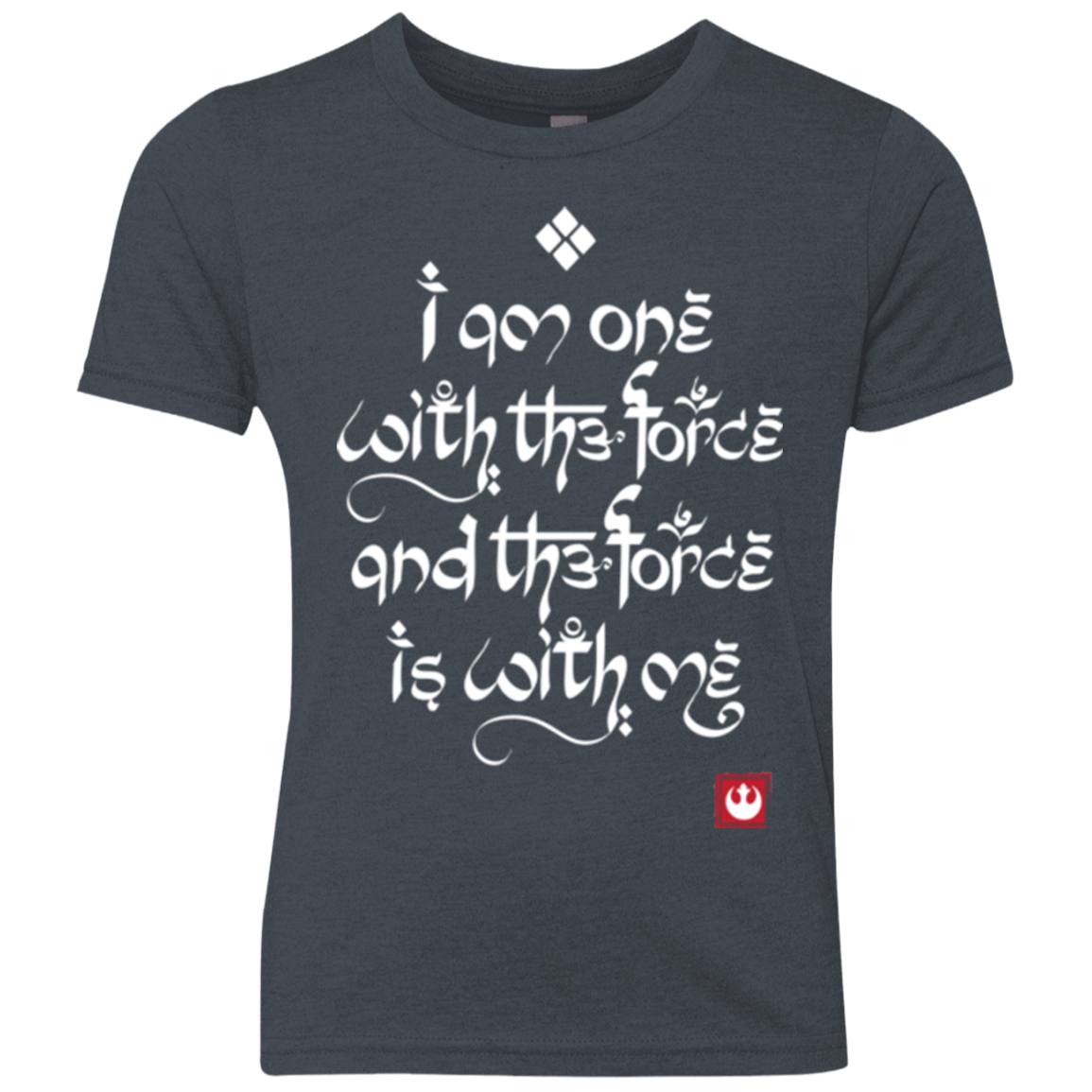 T-Shirts Vintage Navy / YXS Force Mantra White Youth Triblend T-Shirt