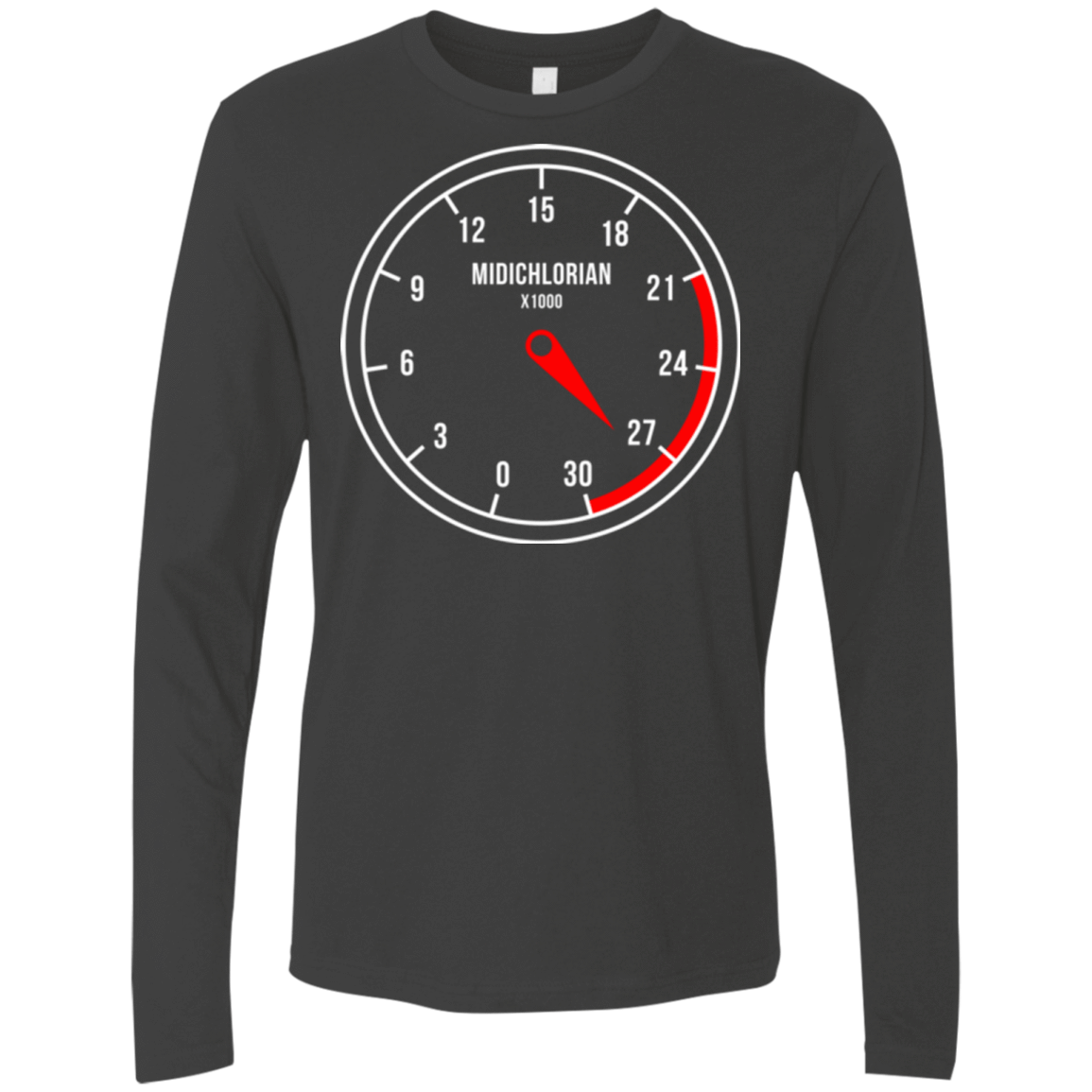 T-Shirts Heavy Metal / Small Force Meter Men's Premium Long Sleeve