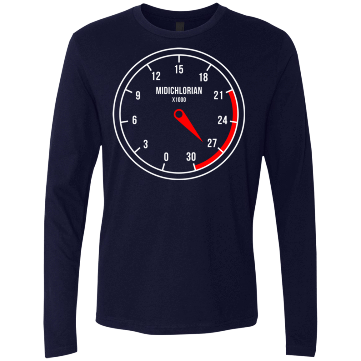 T-Shirts Midnight Navy / Small Force Meter Men's Premium Long Sleeve