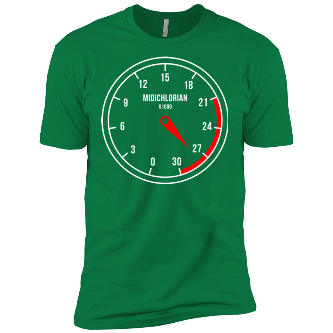 T-Shirts Kelly Green / X-Small Force Meter Men's Premium T-Shirt