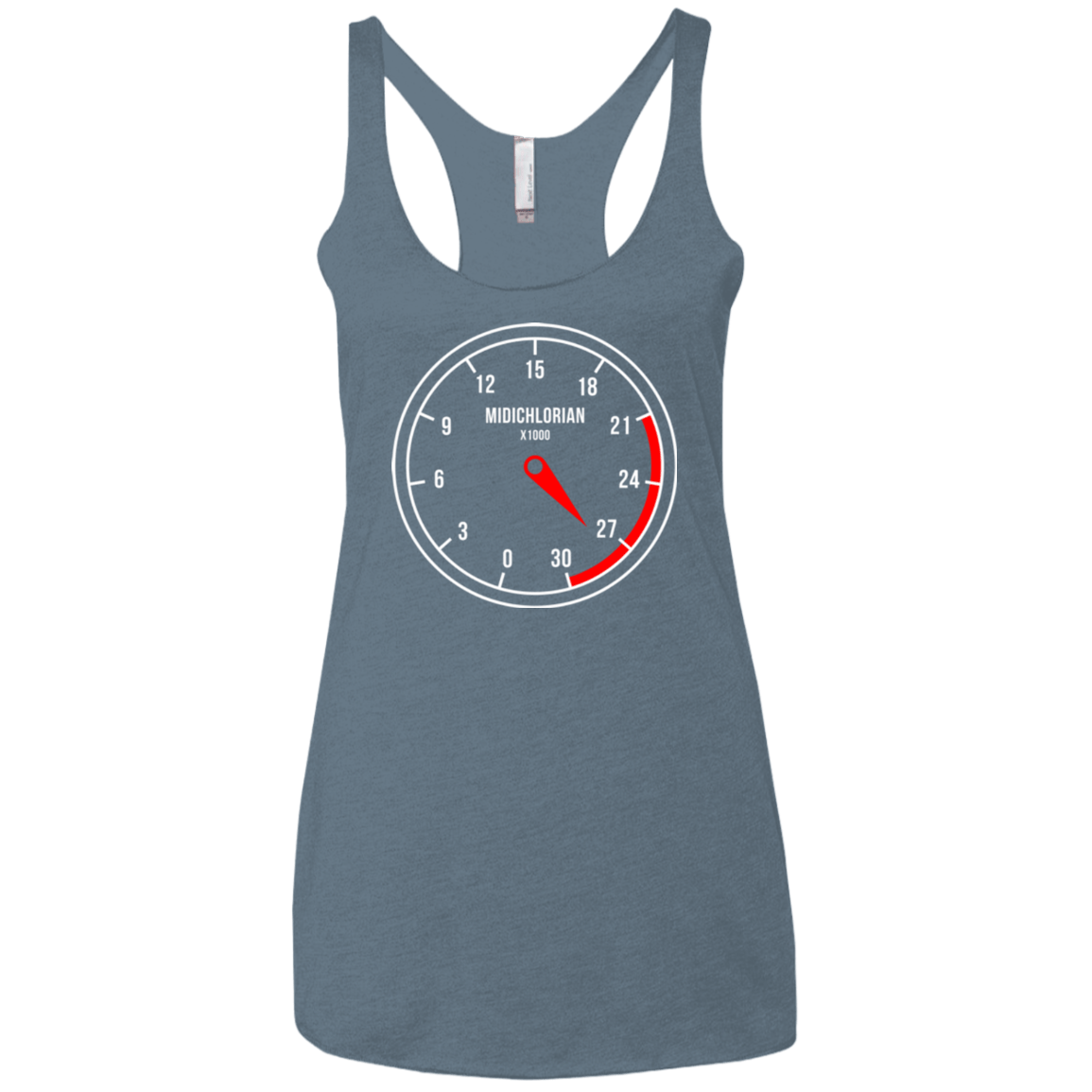 T-Shirts Indigo / X-Small Force Meter Women's Triblend Racerback Tank