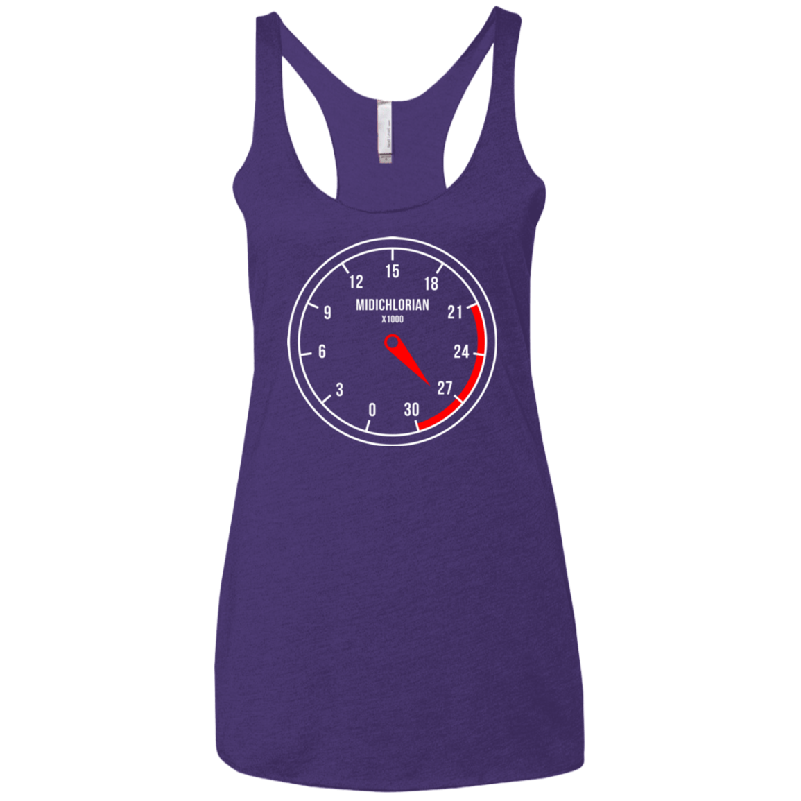 T-Shirts Purple / X-Small Force Meter Women's Triblend Racerback Tank
