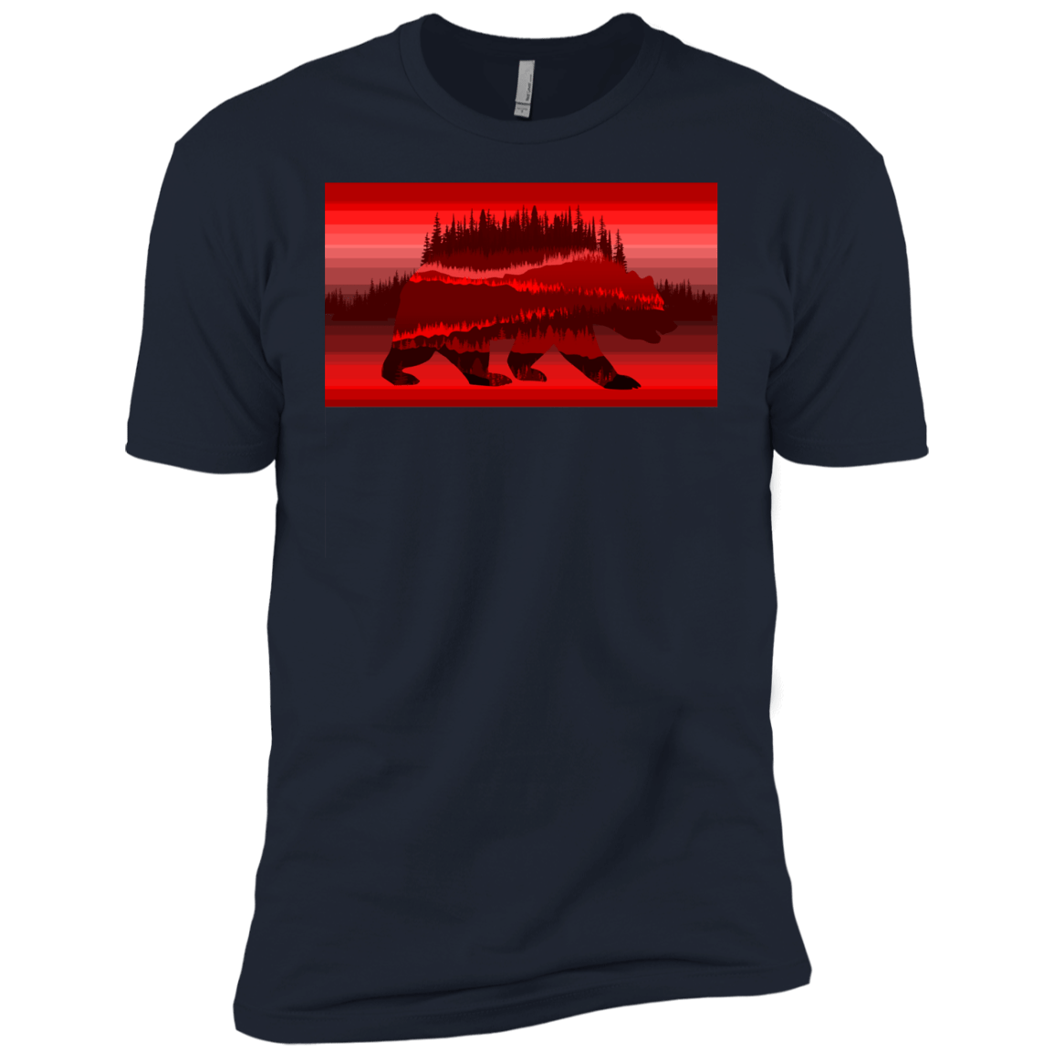 T-Shirts Midnight Navy / YXS Forest Bear Boys Premium T-Shirt