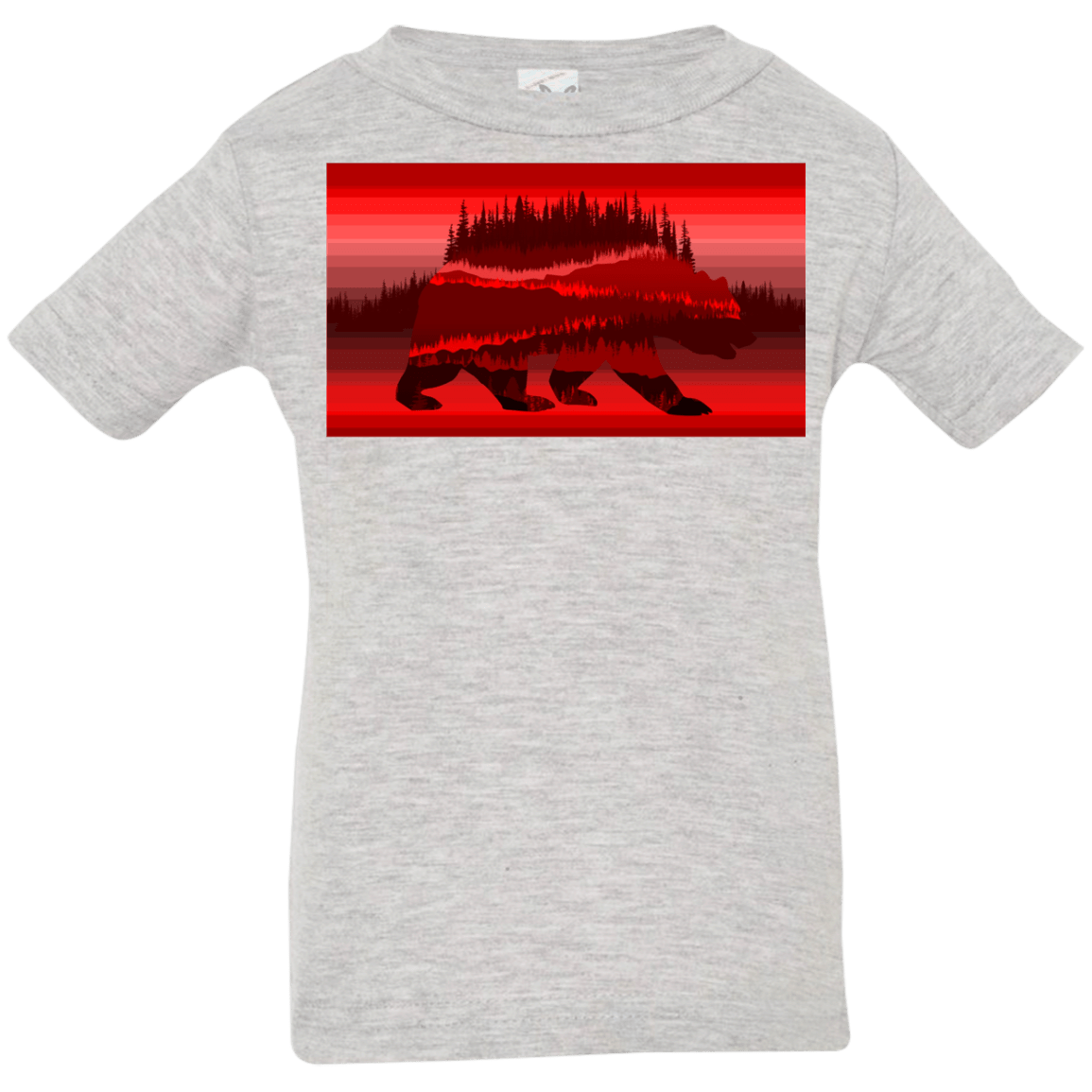 T-Shirts Heather Grey / 6 Months Forest Bear Infant Premium T-Shirt