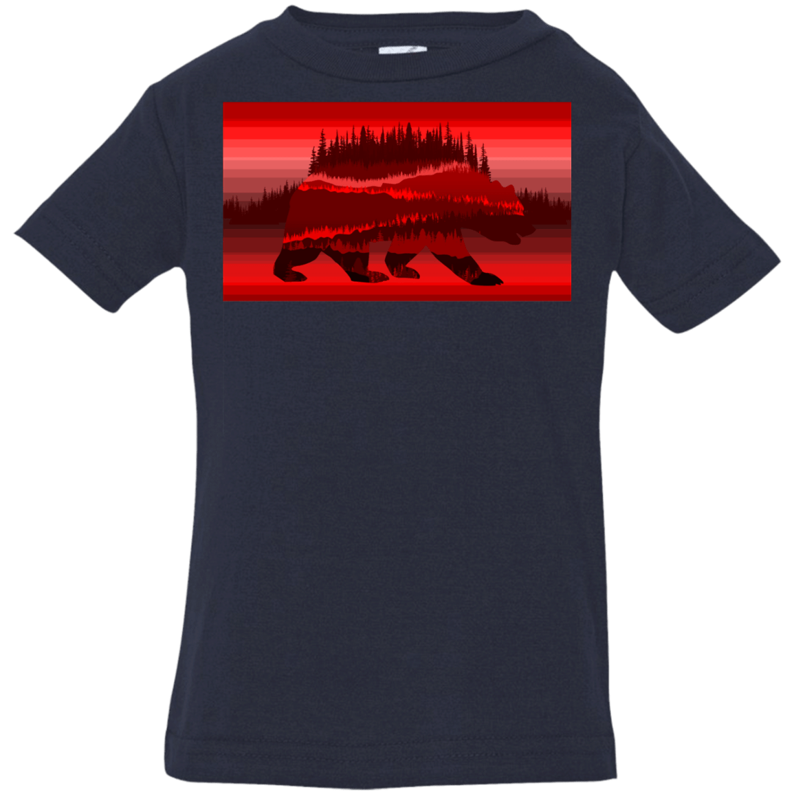 T-Shirts Navy / 6 Months Forest Bear Infant Premium T-Shirt