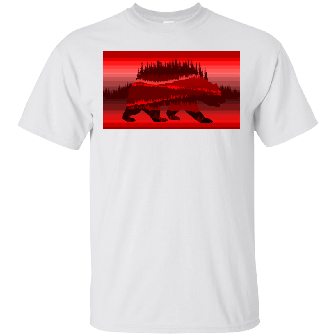 T-Shirts White / S Forest Bear T-Shirt