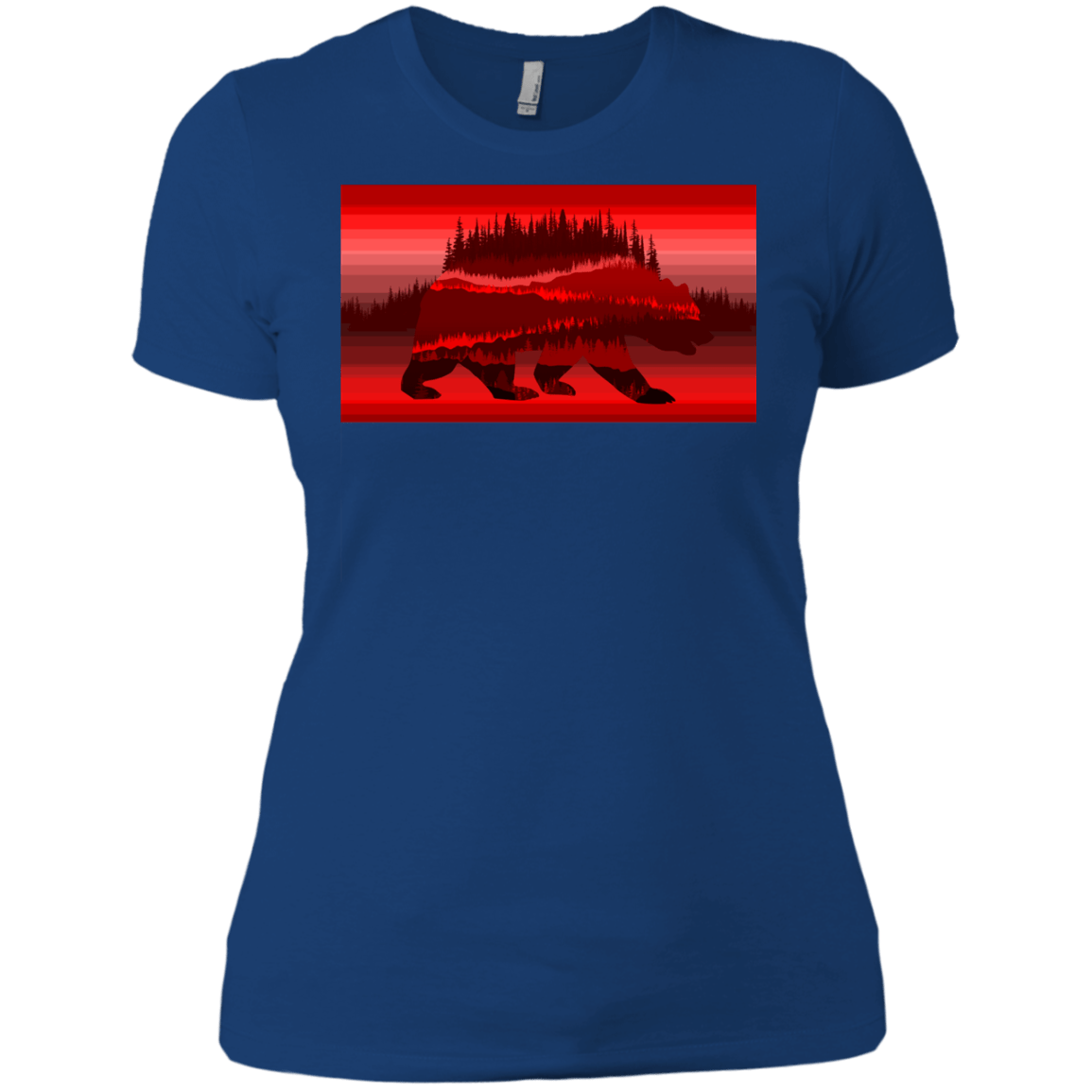 T-Shirts Royal / X-Small Forest Bear Women's Premium T-Shirt