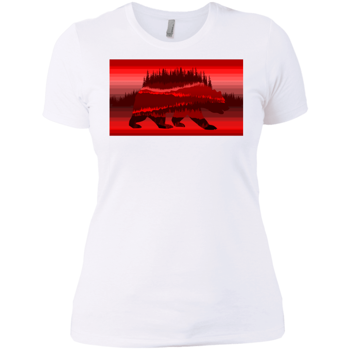 T-Shirts White / X-Small Forest Bear Women's Premium T-Shirt
