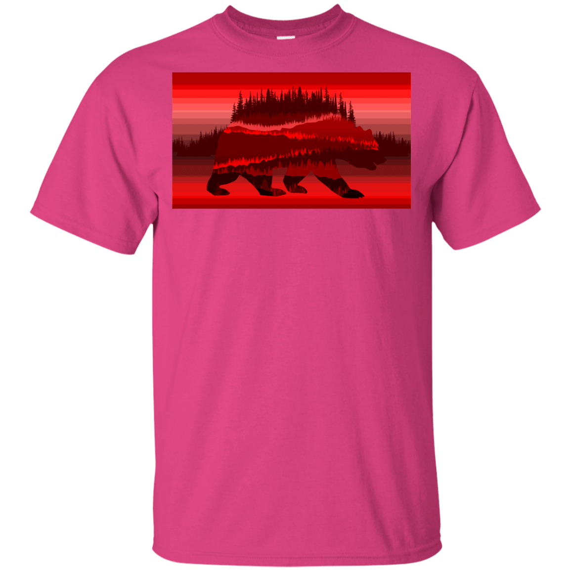 T-Shirts Heliconia / YXS Forest Bear Youth T-Shirt