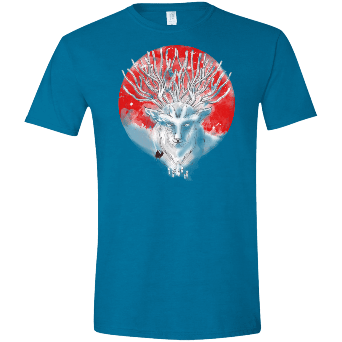 T-Shirts Antique Sapphire / S Forest defenders Men's Semi-Fitted Softstyle