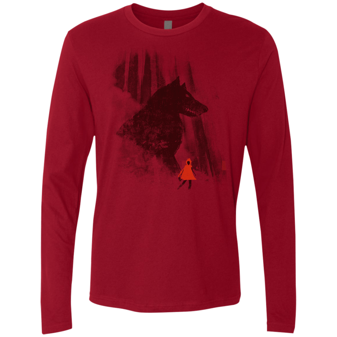 T-Shirts Cardinal / S Forest Friendly Men's Premium Long Sleeve