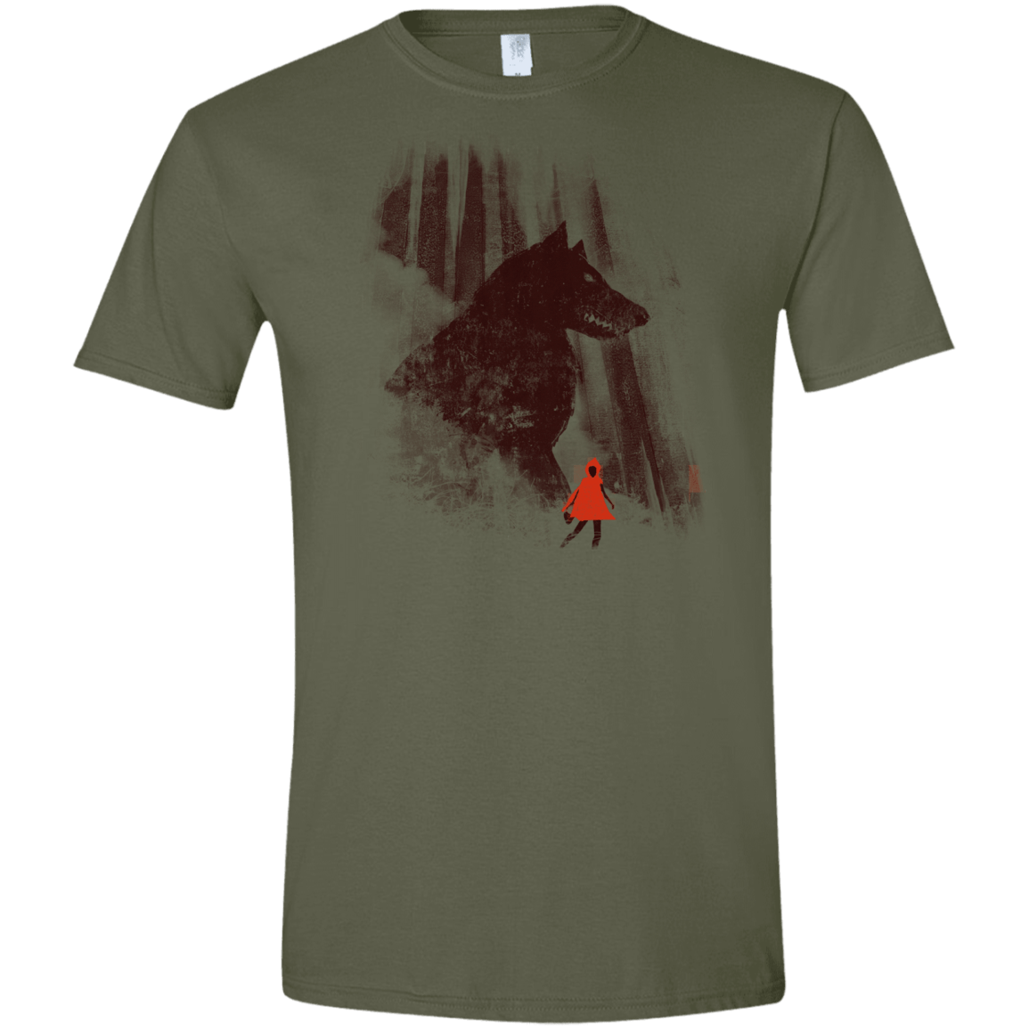 T-Shirts Military Green / S Forest Friendly Men's Semi-Fitted Softstyle
