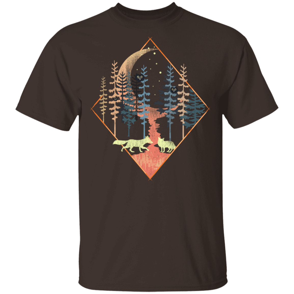 T-Shirts Dark Chocolate / S Forest Friends T-Shirt