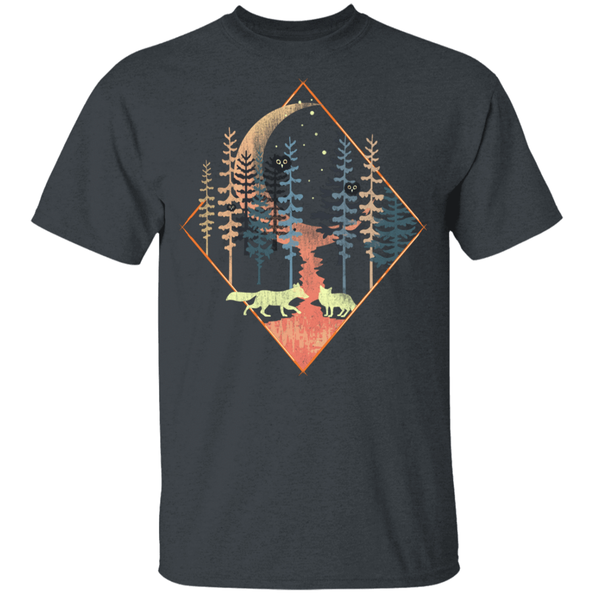 T-Shirts Dark Heather / YXS Forest Friends Youth T-Shirt