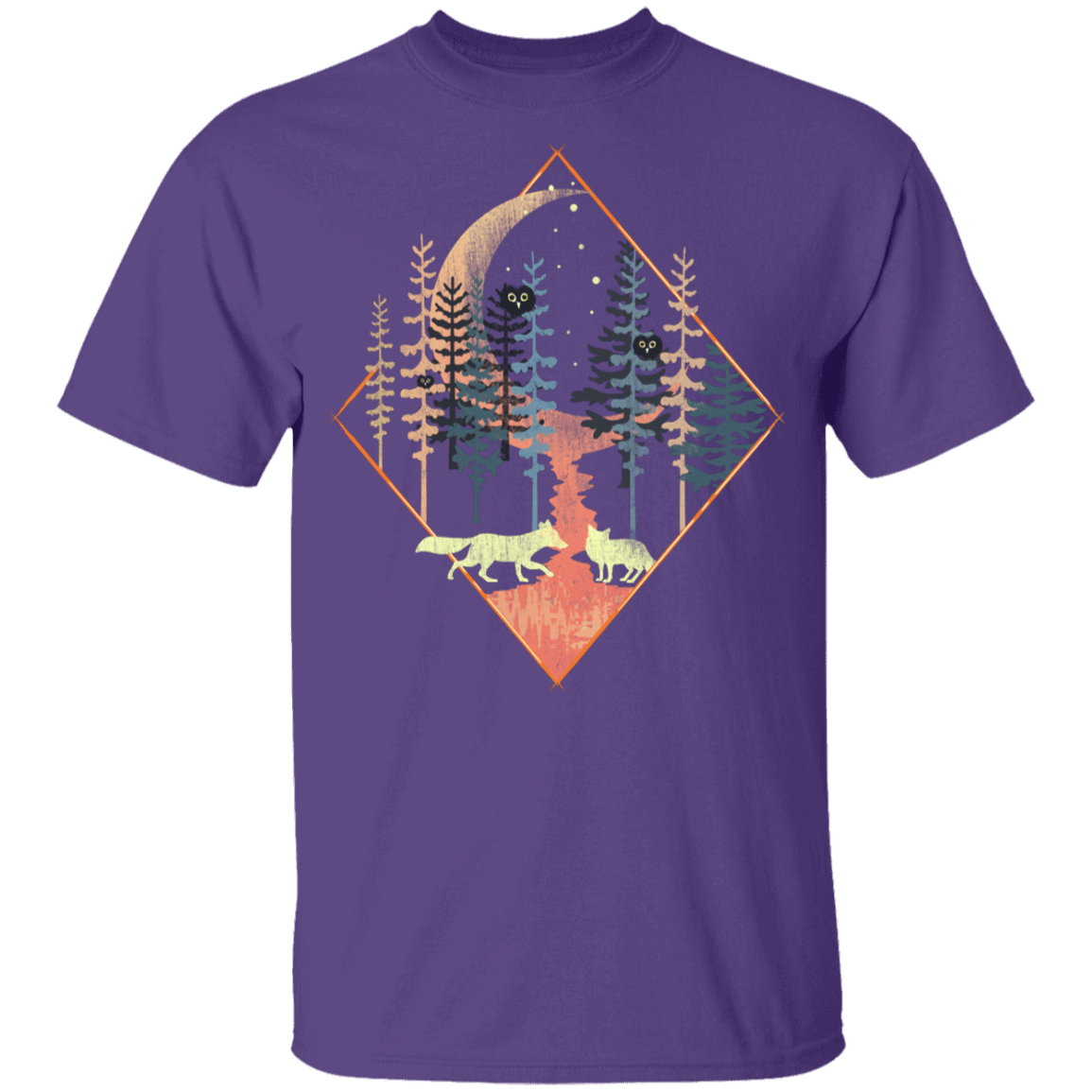 T-Shirts Purple / YXS Forest Friends Youth T-Shirt