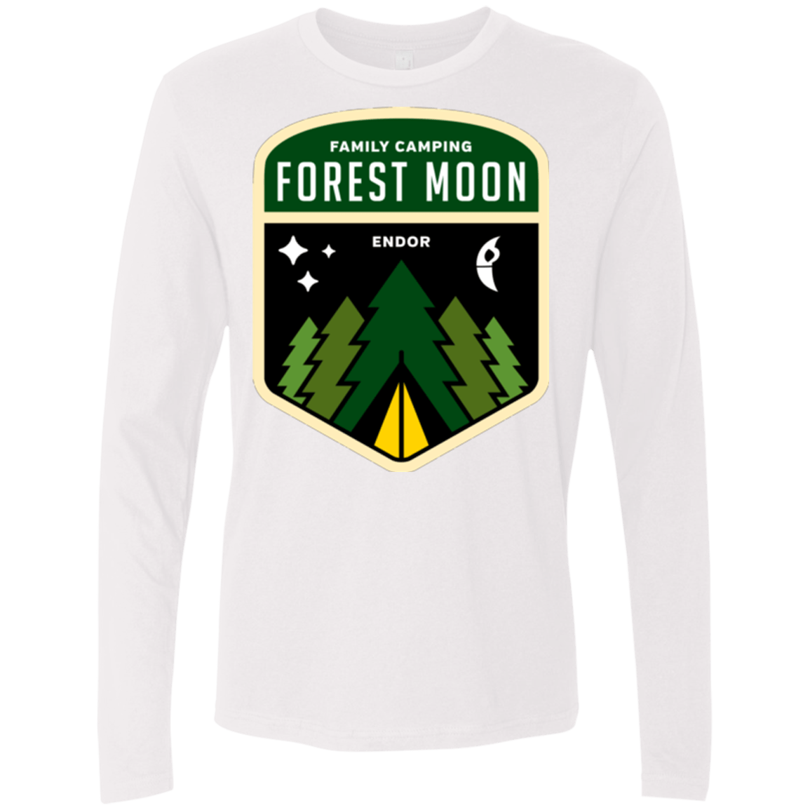 T-Shirts White / Small Forest Moon Men's Premium Long Sleeve