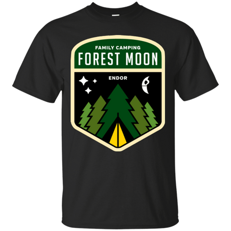 T-Shirts Black / Small Forest Moon T-Shirt