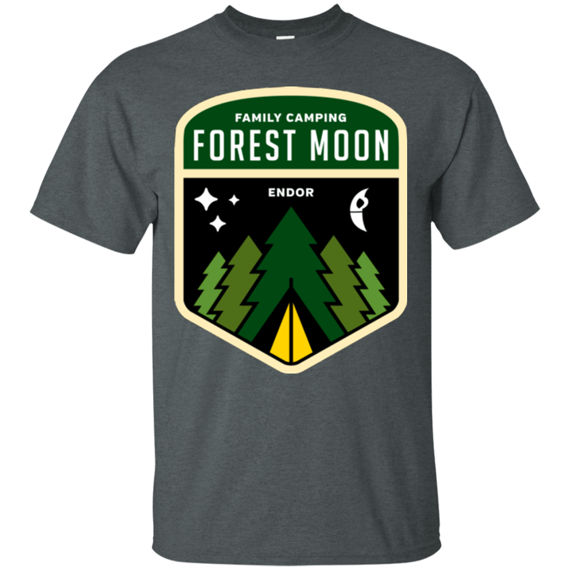 T-Shirts Dark Heather / Small Forest Moon T-Shirt