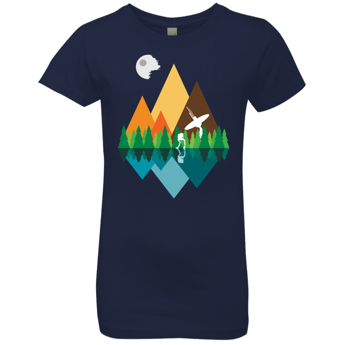 T-Shirts Midnight Navy / YXS Forest View Girls Premium T-Shirt