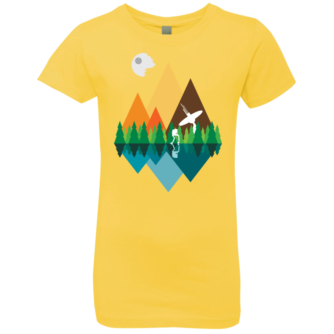 T-Shirts Vibrant Yellow / YXS Forest View Girls Premium T-Shirt