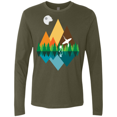 T-Shirts Military Green / Small Forest View Men's Premium Long Sleeve