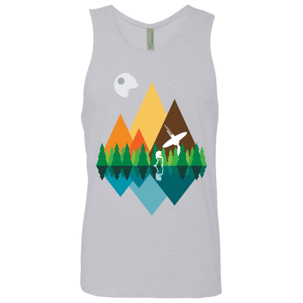 T-Shirts Heather Grey / Small Forest View Men's Premium Tank Top