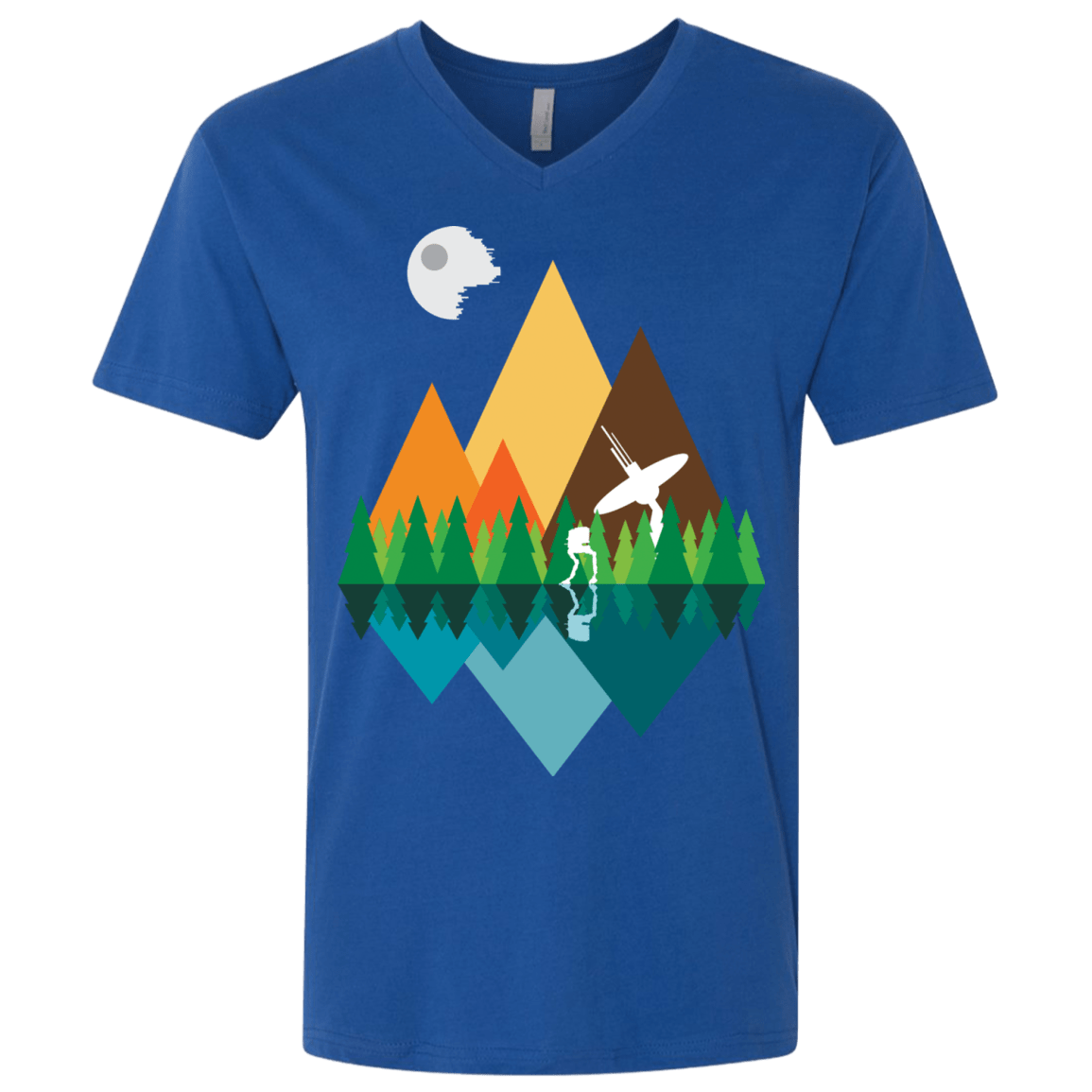 T-Shirts Royal / X-Small Forest View Men's Premium V-Neck