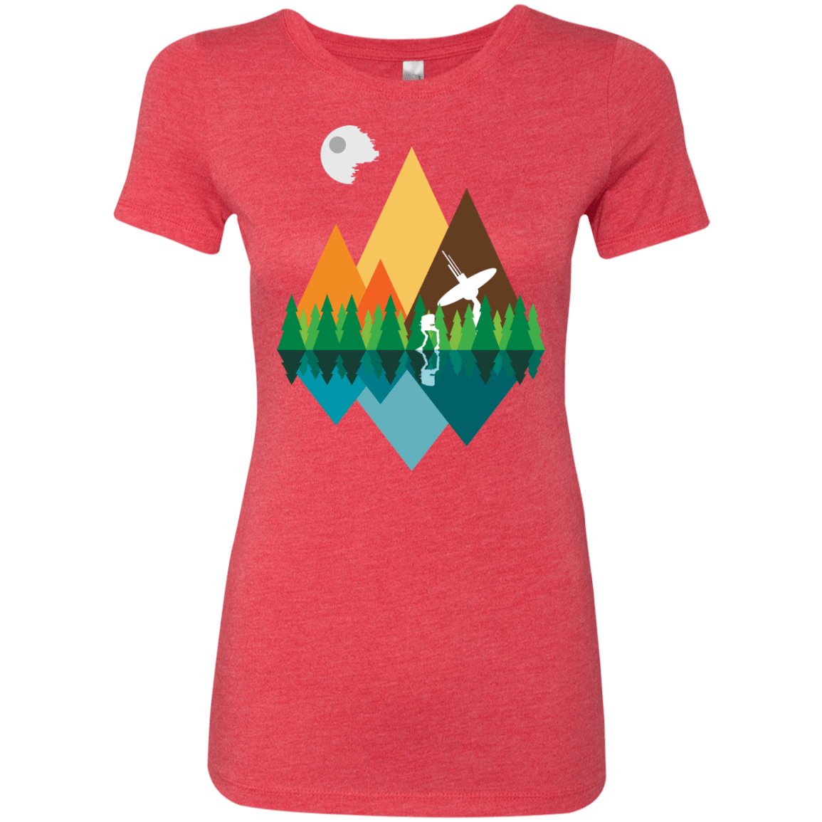 T-Shirts Vintage Red / Small Forest View Women's Triblend T-Shirt