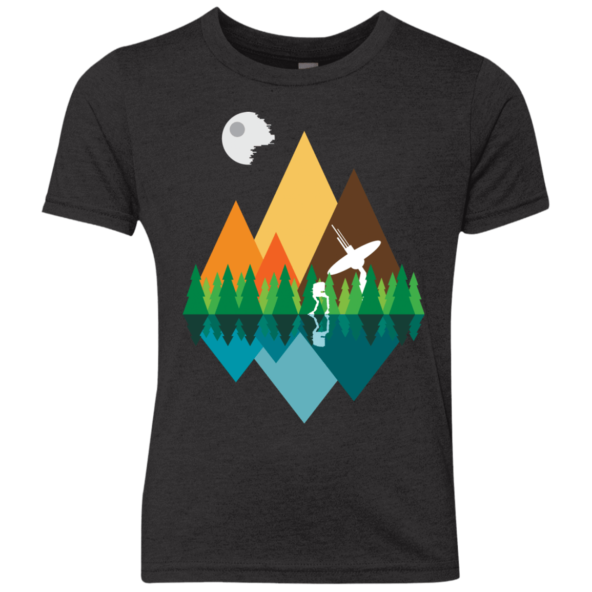 T-Shirts Vintage Black / YXS Forest View Youth Triblend T-Shirt