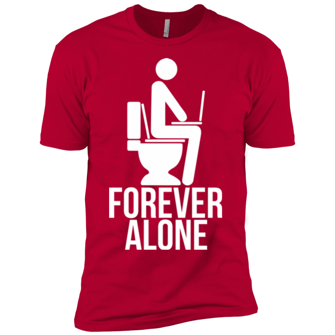 T-Shirts Red / YXS Forever alone Boys Premium T-Shirt
