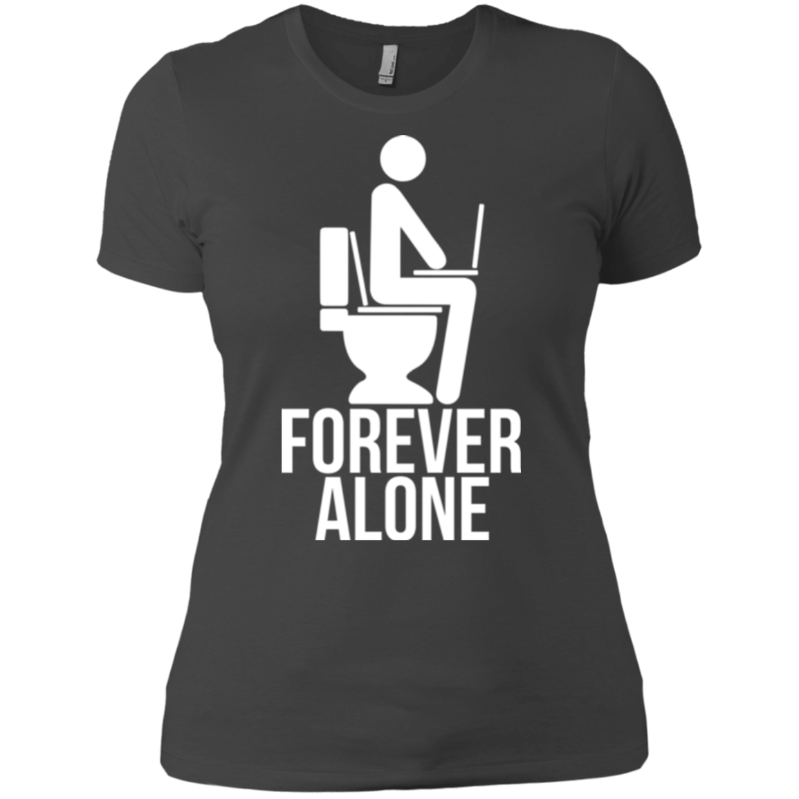 T-Shirts Heavy Metal / X-Small Forever alone Women's Premium T-Shirt