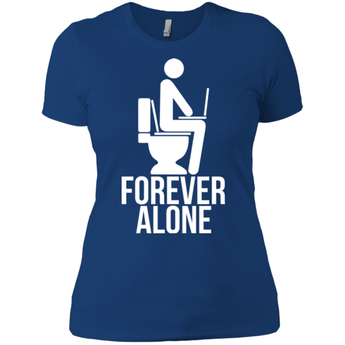 T-Shirts Royal / X-Small Forever alone Women's Premium T-Shirt