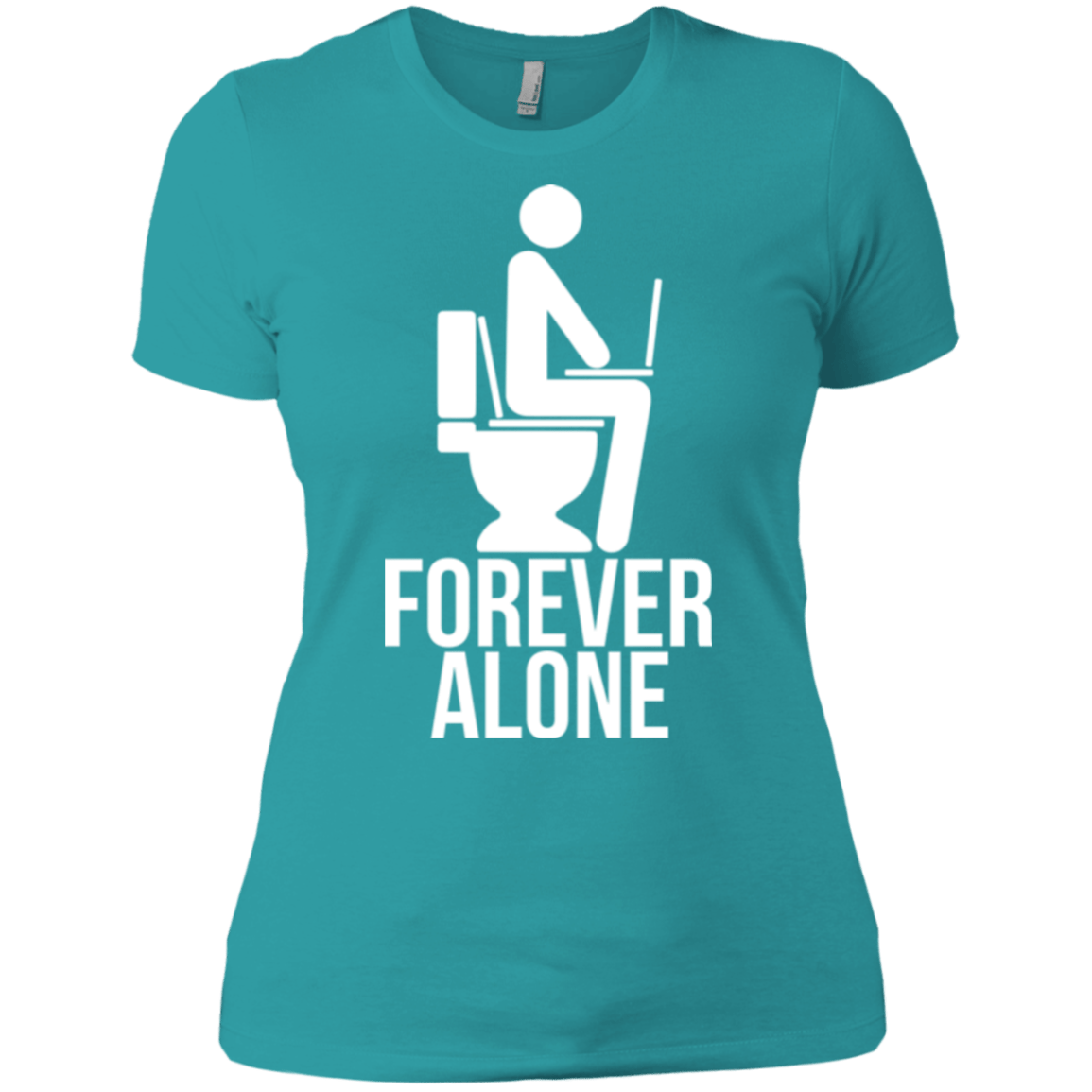 T-Shirts Tahiti Blue / X-Small Forever alone Women's Premium T-Shirt