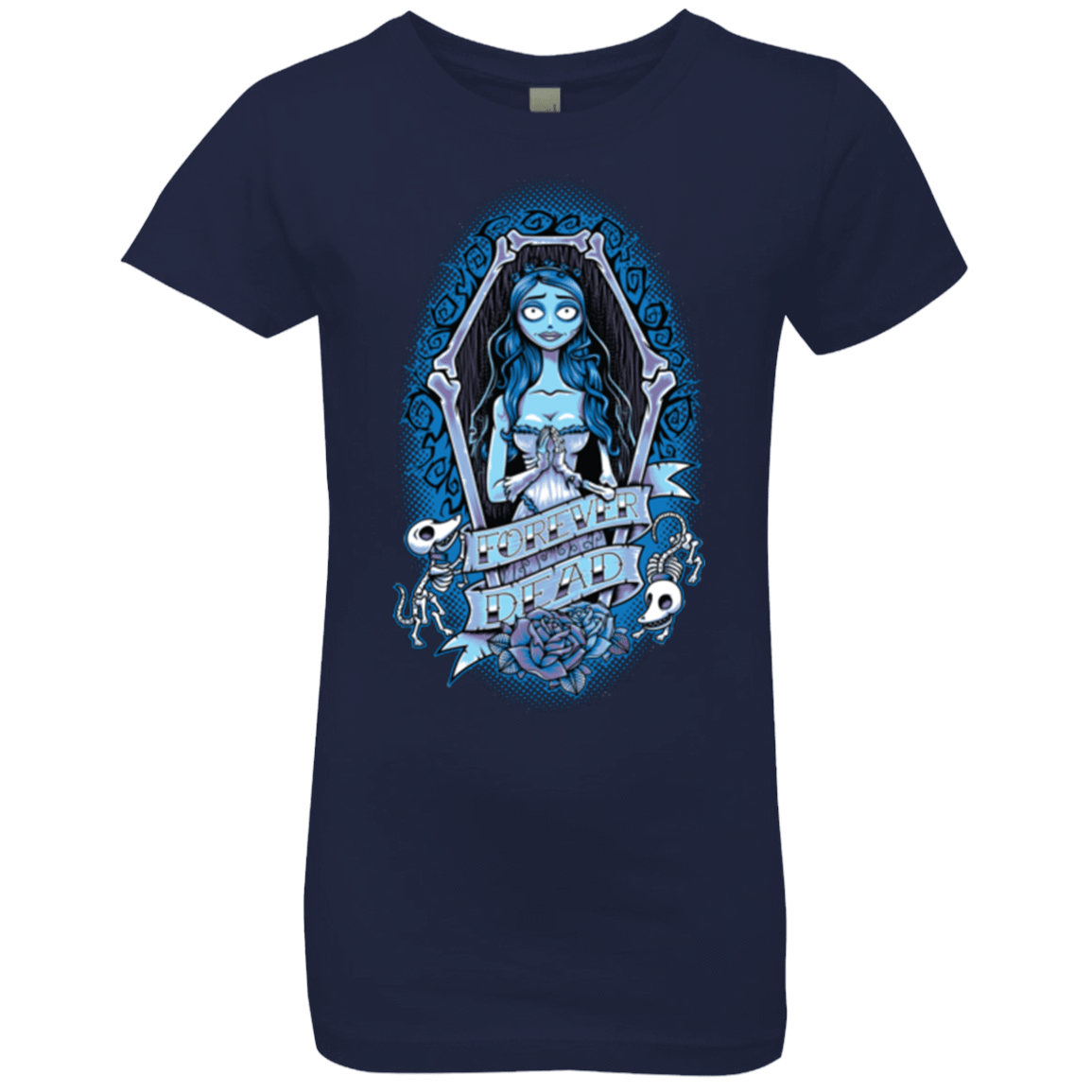 T-Shirts Midnight Navy / YXS Forever Dead Girls Premium T-Shirt