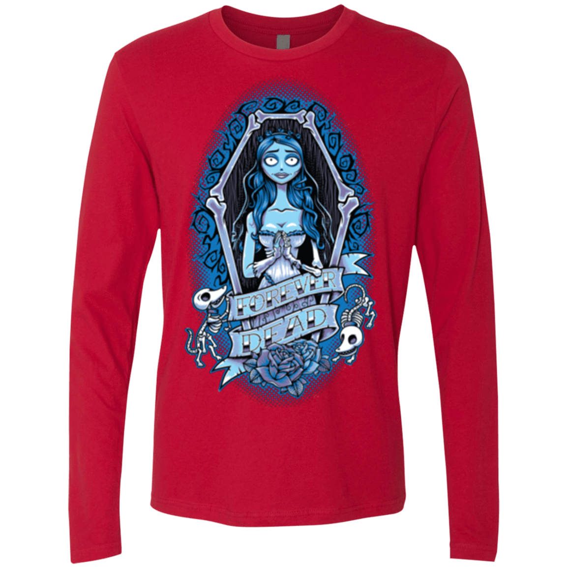 T-Shirts Red / Small Forever Dead Men's Premium Long Sleeve